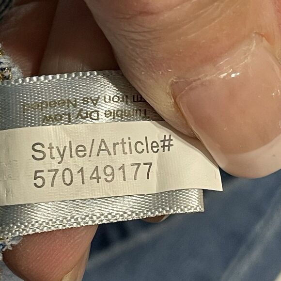 Boston Proper SO EASY DENIM LEGGING Women’s 14 Blue Pull On Stretch Jeans NEW - Picture 9 of 10